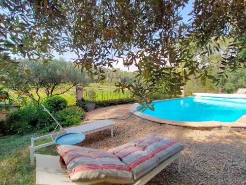 Le Figuier appart 2-3 pers en plein vignoble avec piscine privée à 30mn des gorgesdu Verdon et des plages