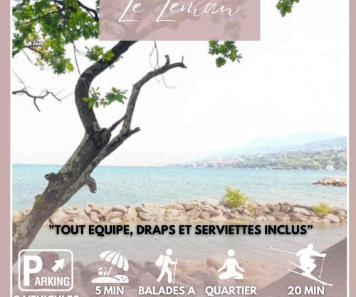 LE LEMAN - 5 min à pieds du lac, des plages, des parcs