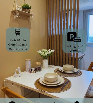 Le Perchoir - Studio cosy mezzanine, parking et WiFi - Paris Sud