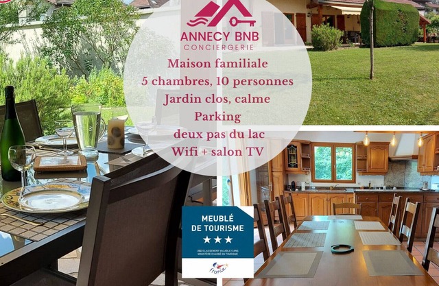 LE PRINTEMPS: Grande villa 3* familiale 10 pers