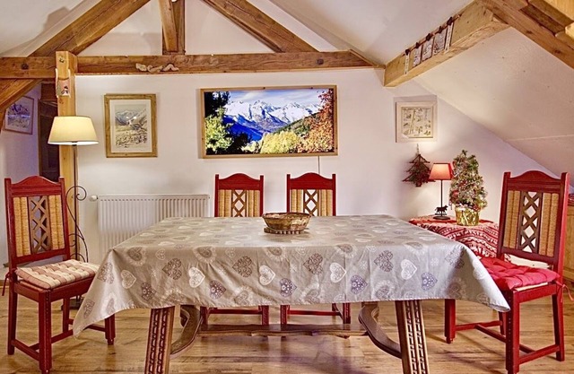 Le Rocher Blanc at the foot of the slopes