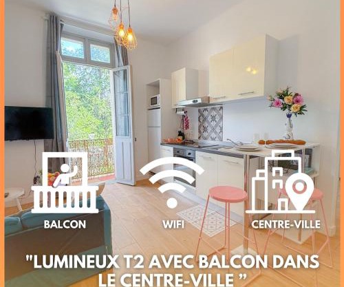 Le Rosy By ApiRent #Balcon #Wifi #Centre-ville