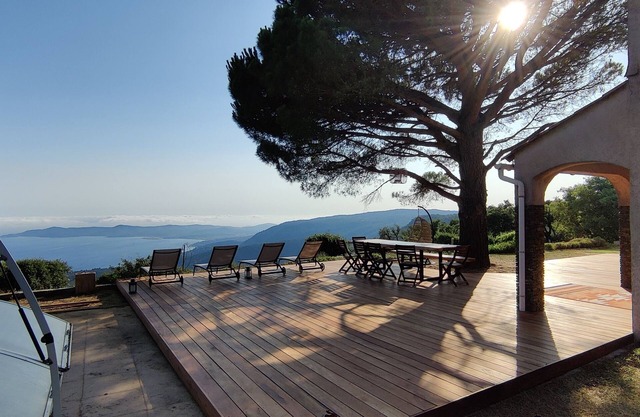 Le Sauvaire panoramic villa.