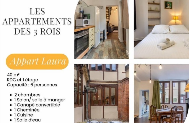 Les 3 rois: Laura apartment with terrace
