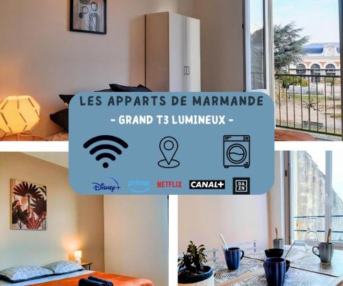 Les Apparts de Marmande - Grand T3 Lumineux