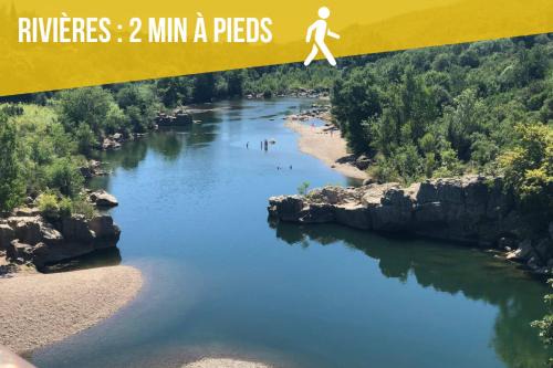 Les Loges Florales - Logements à proximité de la rivière Réals