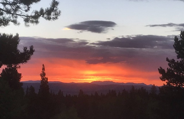 Little Bear's Log Cabin w Mountain views on quiet acreage, close to Breckenridge