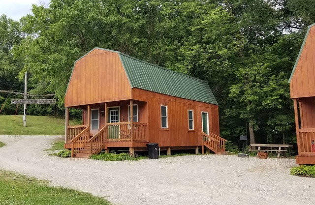 Loft cabin #1, room for the whole family. Beautiful area.