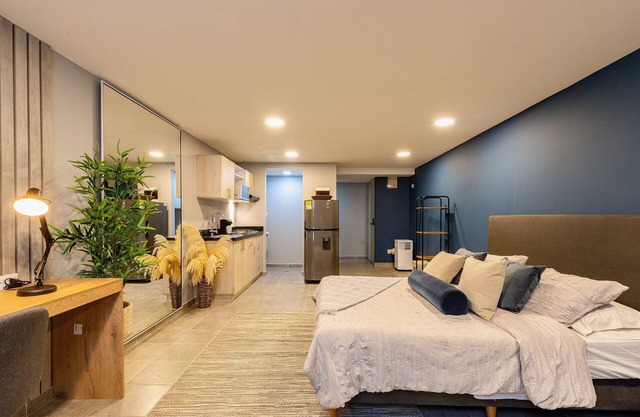 Loft with garden view for natural relaxation