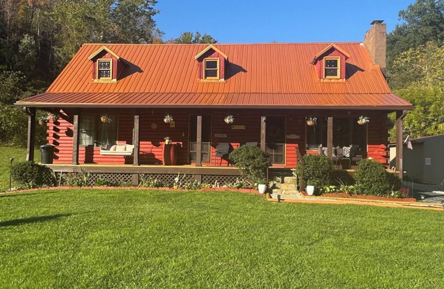 Log Cabin in the Field