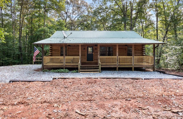 Log Cabin on Secluded 3 acre property