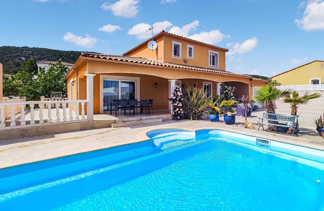 Look forward to this family-friendly vacation home with swimming pool.