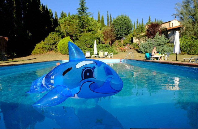 Lovely apartment for 4 guests with pool, WIFI, TV, patio and pets allowed, close to San Gimignano