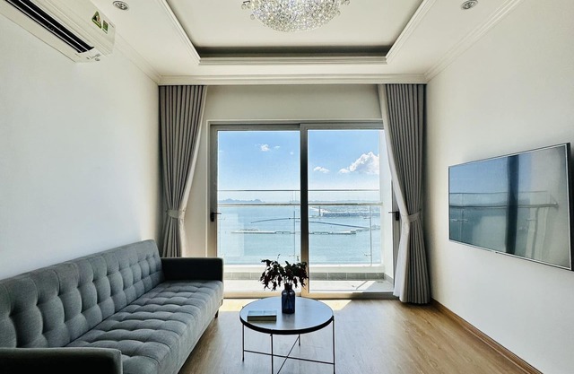 Lovely homestay on 29th floor, beautiful sea view, full equipped,3 mins to beach