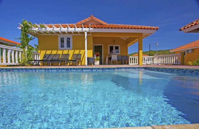 Lovely Patio Villa with Pool and Seaview on Curacao