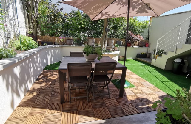 Lovely, quiet two-bedroom apartment with garden between Paris and Eurodisney