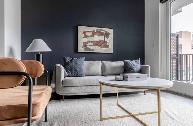 Lovely River North 1BR w/Grills, Terrace + Fire Pits, by Blueground