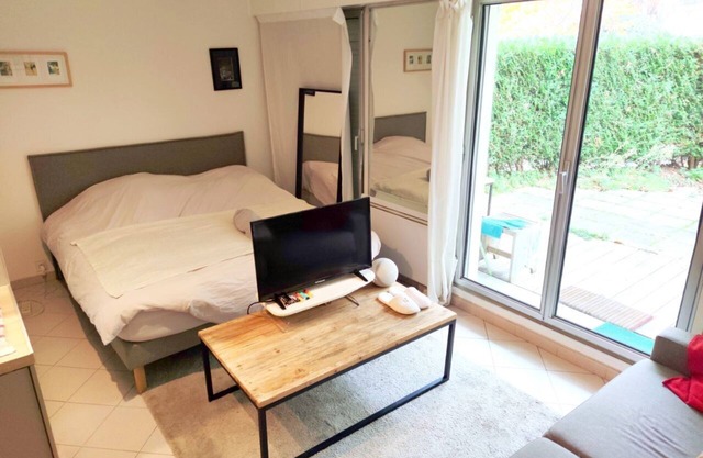 Luminous Studio Champs Elysées with terrace.