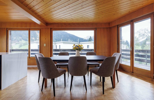 Luxe Davos Apartment with mountain views.
