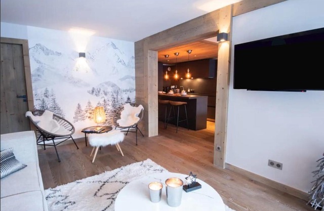 Luxueux appartement skis aux pieds, jacuzzi privatif