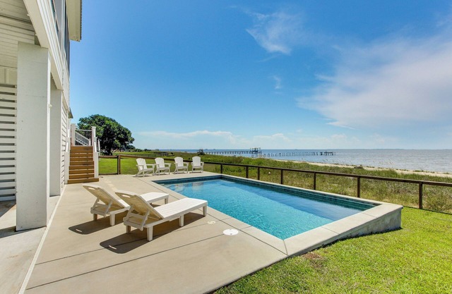 Luxury Beachfront Living! Epic Ocean Springs Home