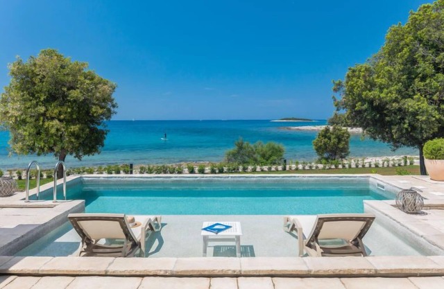 Luxury Beachfront Villa Porto Bus by Interhome
