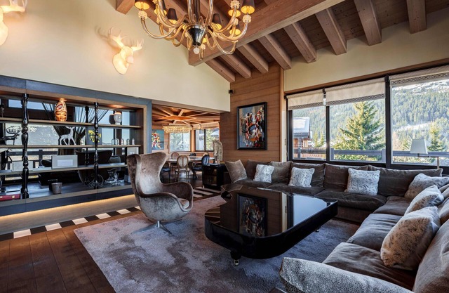 Luxury Chalet in Courchevel with Views and Spa