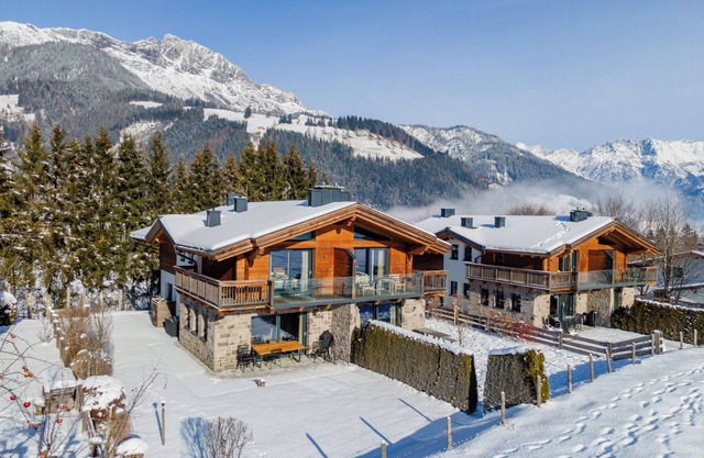 Luxury chalet with wellness near large ski area