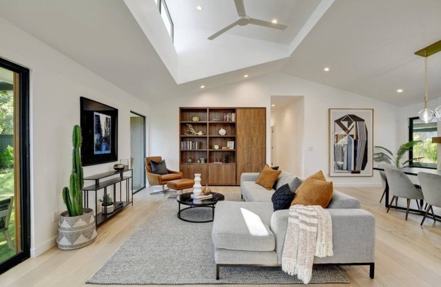 Luxury mid-century modern-inspired home