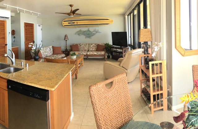 Luxury Oceanfront Air-Conditioned 2 bedroom Condo Rental- 35 Feet from the Water