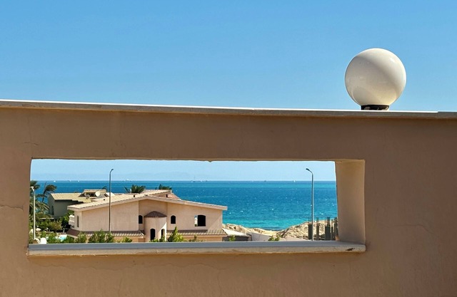 Luxury spacious rooftop apartment with private rooftop terrace and sea view.