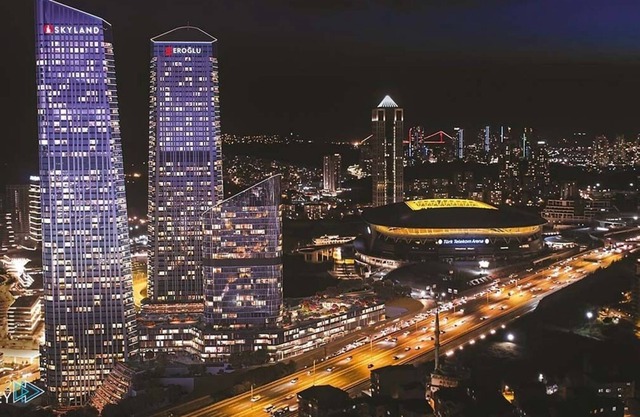 Luxury Tower Skyland Istanbul Studio Apt 24th Floor