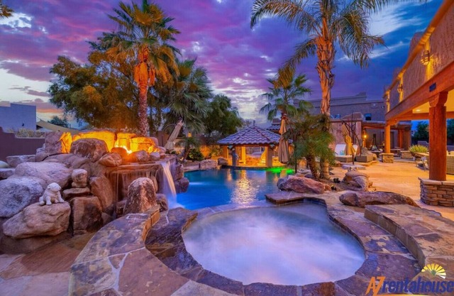 Luxury Winding Waterslide Oasis+SportCourt+Golf+SwimupBar+Playset+Firepits+PingPong+Pooltable