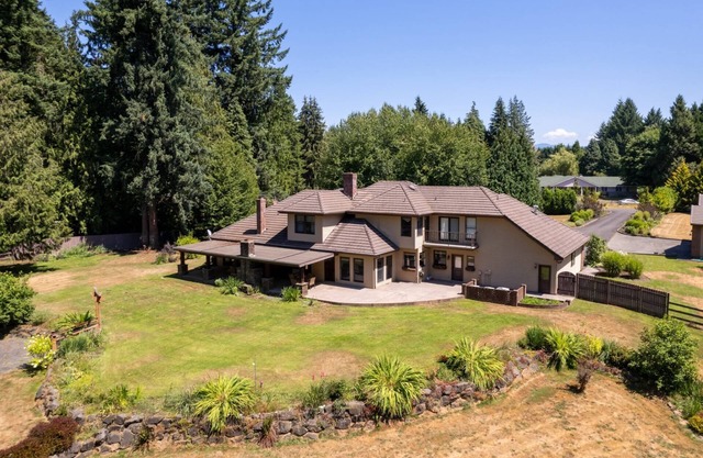 Magnificent and Private Estate on Two Acres w/ Huge Manicured Yard, Covered Patio, Chef's Kitchen
