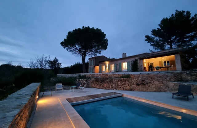 magnificent villa with the most beautiful view of Tourtour and private pool