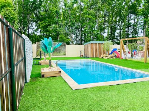 Maison 3 chambres avec piscine chauffée