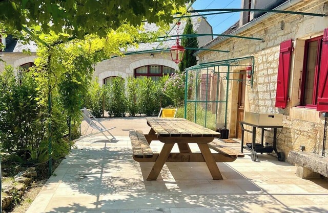 Maison d'Antan - Piscine/Jardin/Clim - Bourg de Cuzance