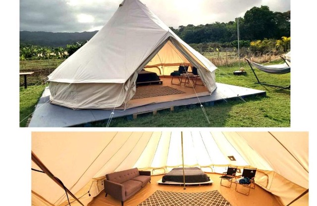 Maleka Farm: Tent Glamping North Shore Oahu