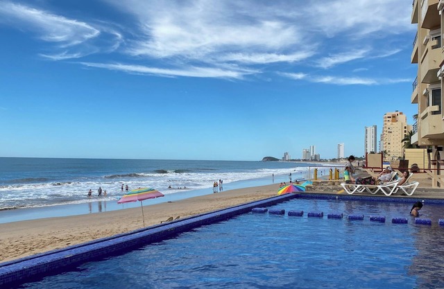 Marina Sol Condo Resort property directly on the Ocean with 2 Pools