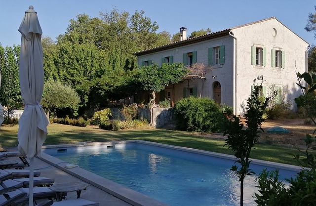 Mediterranean bastide in its green setting