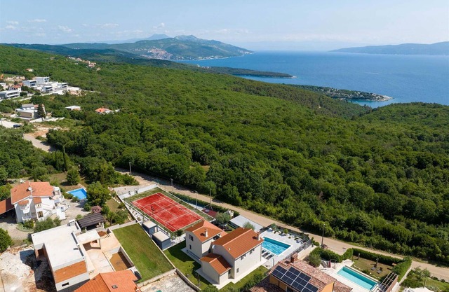Mediterranean villa Anatai with a sea view