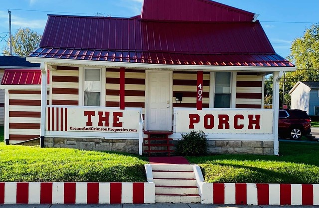 Memorial Stadium & Assembly Hall House: The Porch