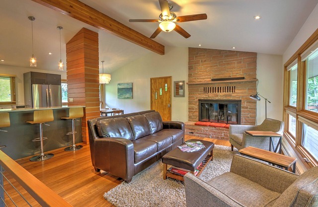 Mid Century Home with a Modern Twist in Downtown. Proximate to Everything w/AC!