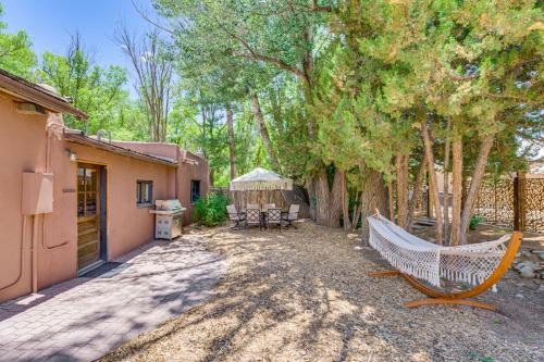 Mid-Century Modern Taos Home with Hot Tub and Fire Pit