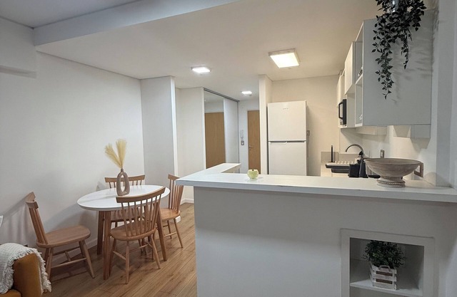 Minimalist 1-bedroom condo in cool Palermo Buenos Aires with fitness room, WiFi