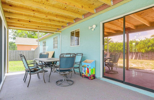 Mins to the Coast: Port St Lucie Home w/Lanai!