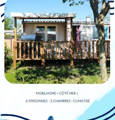 Mobilhome Côté mer - 3 Chambres - Climatisé - TV