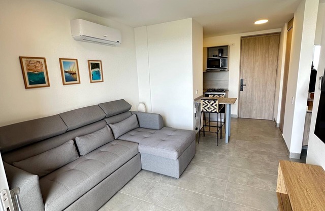 Modern Apartment with Pool, Beach Access & Nature Views.