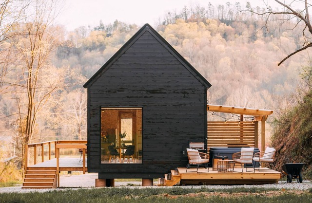 Modern Cabin Nestled on 40 Acres w/ Hot Tub