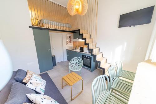 Modern duplex studio, Gratte-Ciel